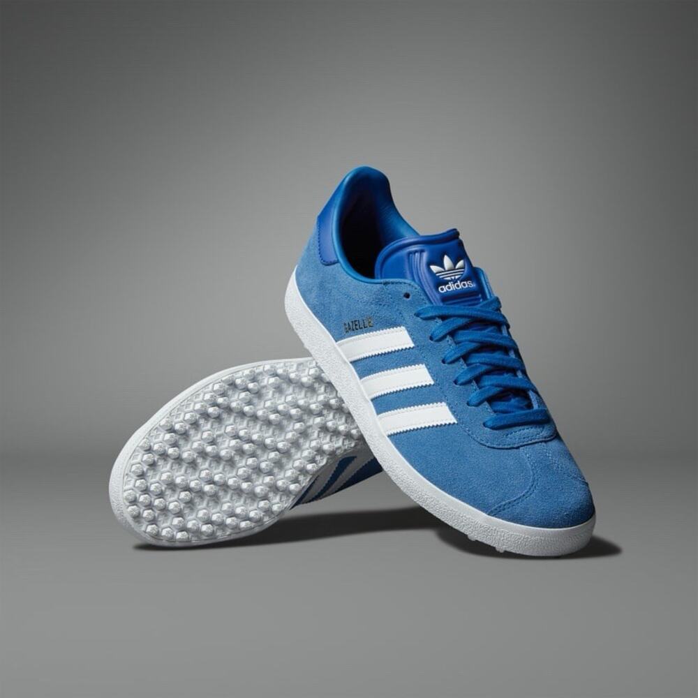 Adidas Gazelle Golf Royal Blue White Shoes IH2267 Men's Sizes 6